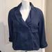 Anthropologie Jackets & Coats | Anthropologie Sanctuary Womens Jacket S Blue 100% Cotton 3/4 Sleeve Jacket | Color: Blue | Size: S