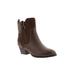 Wide Width Women's Reese Booties by Ros Hommerson in Brown (Size 10 W)