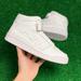 Adidas Shoes | Adidas Originals Forum Mid Mens Casual Shoes Triple White Fy4975 New Multi Sz | Color: White | Size: Various