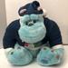 Disney Toys | Disney Monsters Inc Sully In Snowman Sweater 11" Plush Sitting Stuffed Toy | Color: Blue | Size: 11”