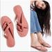 Madewell Shoes | Madewell The Boardwalk Thong Sandal In Leather Dust Rose 9.5 S71 | Color: Pink | Size: 9.5