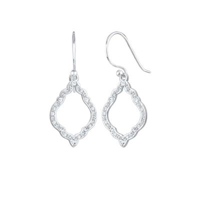 Elli - Elli Ohrringe Hänger Ornament Kristalle 925 Silber 1 ct Damen