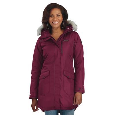 Columbia Women's Suttle Mountain Long Insulated Jacket (Size S) Marionberry, Polyester