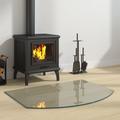 vidaXL Fireplace Glass Plate 80x60 cm