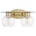 Quorum International Volan 15 Inch 2 Light Bath Vanity Light - 5317-2-80