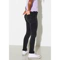 Stretch-Jeans KIDS ONLY "KONBLUSH" Gr. 164, N-Gr, schwarz (black denim) Mädchen Jeans