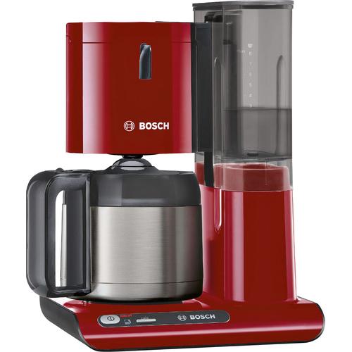 "BOSCH Filterkaffeemaschine ""TKA8A054"" Kaffeemaschinen Gr. 1,1 l, 12 Tasse(n), rot (deep red, anthrazit) Filterkaffeemaschine"