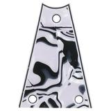 Metal Guitar Rod Cover Plate 3 Holes Black White for Electric Guitar Bass Accessory