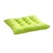 VerPetridure Solid Color Brushed Seat Cushion Fruit Green Indoor Outdoor Garden Patio Home Kitchen Office Chair Seat Cushion Pads Green