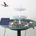 AISITIN 3 Tiered Bird Bath with 2.5W Solar Pump DIY Solar Fountain Detachable and Suitable for Bird Bath Garden Decoration