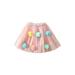 ZIYIXIN Kids Baby Girls Princess Tulle Skirt Elastic Waist Multi-layer Summer Casual Skirt with Decorative Balls Pink 0-6 Months