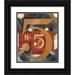 Charles Demuth 15x17 Black Ornate Wood Framed Double Matted Museum Art Print Titled - I Saw the Figure 5 in Gold (1928)