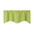 Door Curtain Kitchen Shading Window Curtain Solid Color Pocket Fan Shaped Curtain Short Curtain 52 X 18 Inches 45 Inch Curtains