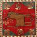 Ahgly Company Machine Washable Indoor Square Traditional Red Area Rugs 8 Square