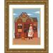 Eisner Viv 12x14 Gold Ornate Wood Framed with Double Matting Museum Art Print Titled - Cafe Chef III