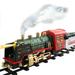 Train Set for Christmas Tree Kids Toys Rechargeable Electric Train for Boys Girls with Remote Steam Lights Sound Christmas Stocking Stuffers Birthday Gifts Train Tracks Toys for 3-6 years