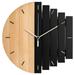 Dasbsug Analog Clocksï¼ŒAbstract Industrial Style Wall Clock Wood Analog Clocks Ornament Crafts for Home Bedroom Office Living Room Decoration Gift Supplies