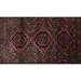 Ahgly Company Indoor Rectangle Traditional Reddish Brown Persian Area Rugs 2 x 4