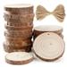 Big Deals Items Dvkptbk 20 Pieces 6-7cm Unfinished Predrilled Wood Slices Round Log Discs With 33 Feet