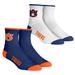 Men's Rock Em Socks Auburn Tigers Core Team 2-Pack Quarter Length Sock Set