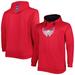 Men's Red Washington Capitals Big & Tall Fleece Pullover Hoodie