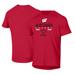 Men's Under Armour Red Wisconsin Badgers Hockey Icon Raglan Performance T-Shirt