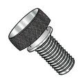 4-40X1/2 Knurled Thumb Screw with Washer Face Full Thread 18 8 Stainless Steel (Pack Qty 100) BC-0408TKW188