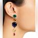 Kate Spade Jewelry | Kate Spade She Has Spark Crystal Linear Drop Earrings | Color: Blue/Gold | Size: Os