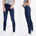 Madewell Jeans | Madewell Petite 10" High-Rise Skinny Jeans In Hayes Wash 27p | Color: Blue | Size: 27p