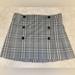 Burberry Skirts | Burberry Britt Grey Nova Check Cotton Blend Pleated Mini Skirt, Size 10 | Color: Gray/Silver | Size: 10