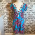 Lilly Pulitzer Dresses | Lilly Pulitzer Rhode Island Dress. Size S. V Neck Shift Dress. Cute Style! | Color: Blue/Pink | Size: S