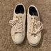 Converse Shoes | Converse Shoes Jack Purcell Ox Sequin White/Cream Sneakers Womens 8 Men 6.5 | Color: Cream/White | Size: 8