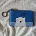 Kate Spade Accessories | Kate Spade Polar Bear Keychain Cardholder | Color: Blue/Silver | Size: Os