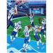 New England Patriots Super Bowl XLIX 24'' x 36'' Fine Art Printed Canvas by Edgar Brown