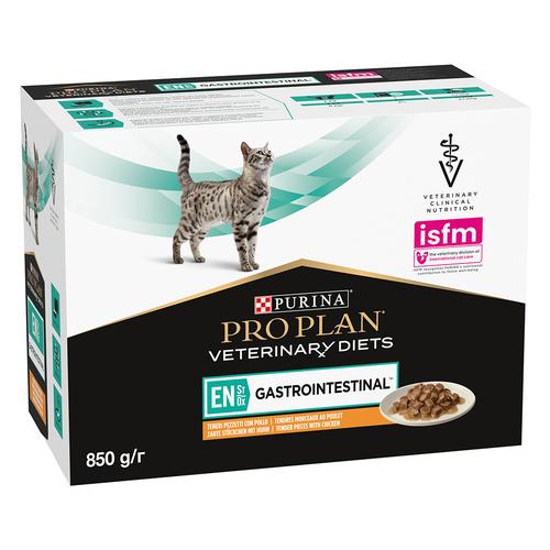 2x10x85g PURINA PRO PLAN Veterinary Diets Feline EN ST/OX Gastrointestinal Huhn Katzenfutter nass