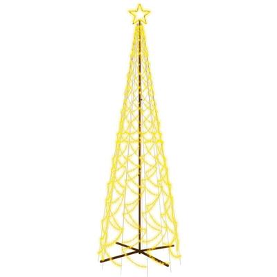 Vidaxl - LED-Weihnachtsbaum,Outdoor-Lichterketten Kegelform Warmweiß 500 LEDs 100x300 cm