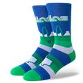 "Chaussettes Dallas Mavericks Stance City Edition 2022 - Royal - Hommes"