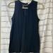 Michael Kors Tops | Michael Kors Black Sleeveless Blouse W/ Silver Chain Accent, Size Xs, Nwt!! | Color: Black/Silver | Size: Xs