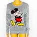 Disney Sweaters | Disney Mickey Mouse Sweater Pullover Graylarge | Color: Gray/Red | Size: L