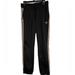 Adidas Pants & Jumpsuits | Adidas Black Pink Stripe Ain’t No Sunshine When I’m Gone Flower Trackpants. | Color: Black/Pink | Size: See Measurements