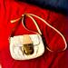 Michael Kors Bags | Authentic Michael Kors Cross Body Bag. | Color: Cream/Tan | Size: 5”H X 7.5” W X 2”
