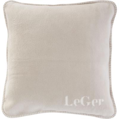 Dekokissen "Anisa", beige (creme, beige, unifarben), B:50cm L:50cm, Baumwolle, Polyacryl, Polyester, LEGER HOME BY LENA 