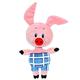 AEVVV Piglet Pyatachok Best Friend Winnie The Pooh Soyuzmultfilm Russian Soviet Soft Plush Toy