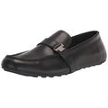 Calvin Klein Men's Oscar Driving Style Loafer, Black Leather, 11 UK