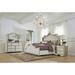 Willa Arlo™ Interiors Sandee Queen Tufted Standard Bed Upholstered/Velvet/Polyester in Brown | 78.75 H x 85.75 W x 87.75 D in | Wayfair