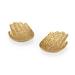 Chelsea House Small Hand 2 Piece Sculpture Set in Yellow | 1.5 H x 4 W x 6.25 D in | Wayfair 382993