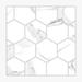 Direct Stone Source Calacatta 12" x 12" Porcelain Honeycomb Mosaic Wall & Floor Tile Porcelain in White | 12 H x 12 W in | Wayfair POR10060-MPN