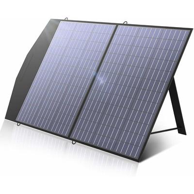 Faltbares Solarpanel, Solarpanel, Solarladegerät oder tragbares Kraftwerk, Solargenerator für den Image