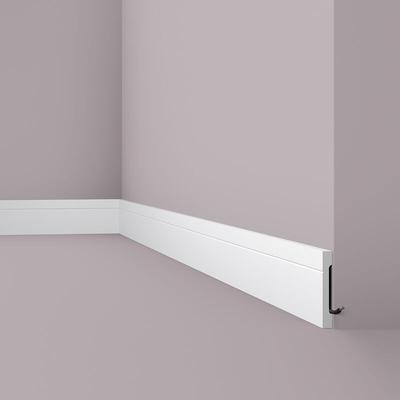 Sockelleiste NMC FD2 wallstyl Noel Marquet Zierleiste Stuckleiste Zeitloses Klassisches Design weiß Image