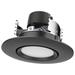 Satco 6.02" Selectable CCT Remodel LED Retrofit Recessed Lighting Kit in Black | 3.54 H x 6.02 W in | Wayfair S11854